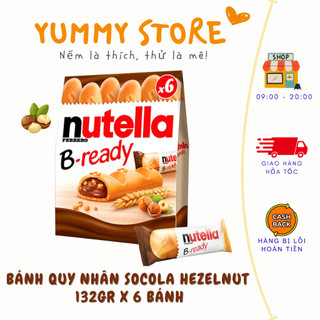 Bánh Nhân Socola Hạt Phỉ Nutella B-ready 132G
