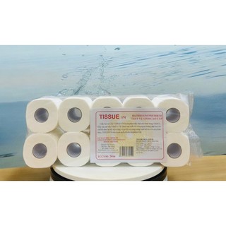 Giấy vệ sinh Tissue 10 cuộn 3 lớp