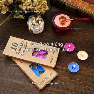 Vỉ 10 viên nến tealight không mùi