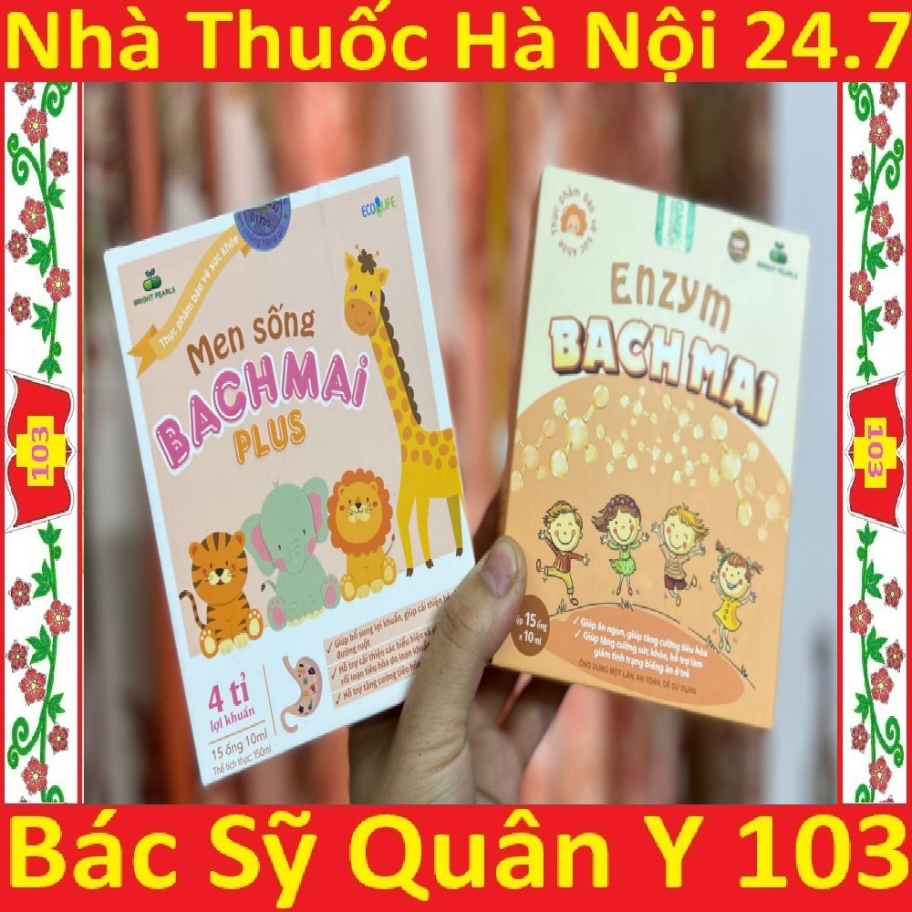 [mẫu 2024] Enzym bạch mai enzym liquid enzymes cho hệ tiêu hóa (MEN SỐNG BẠCH MAI PLUS enzyme Vital Lactozim Easycol)