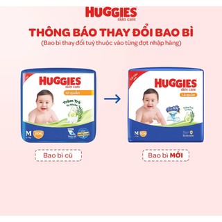 Bỉm quần huggies mega jumbo skin care tràm trà các size m106/l104/xl88/xxl80