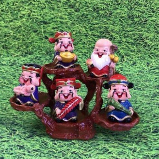 Kệ kê mèo kệ ngũ phúc và tứ không trang trí decor bàn làm việc tủ cực xinh yêu
