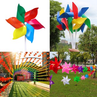 (Set 100) Chong chóng nhựa treo dây hoặc cầm tay trang trí khu du lịch, trường học,chụp ảnh kỷ yếu