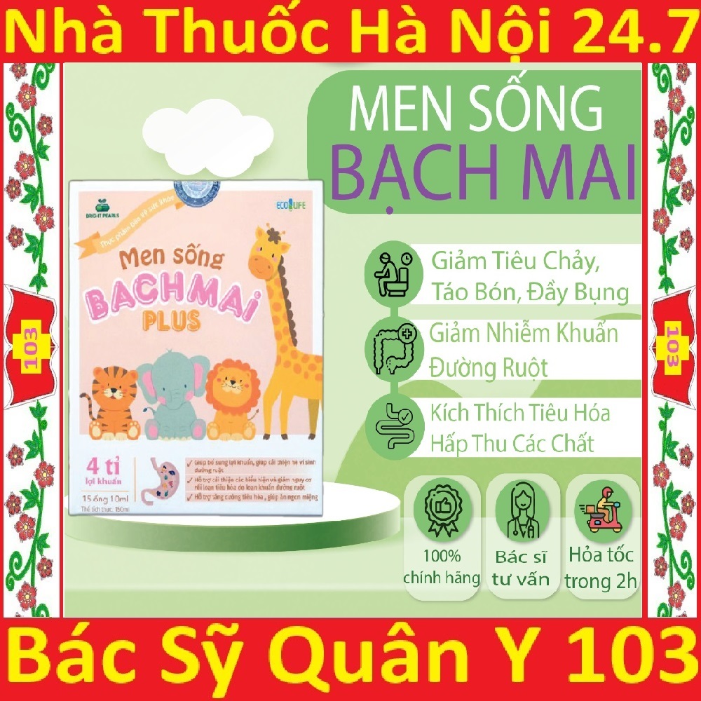 [mẫu 2024] Enzym bạch mai enzym liquid enzymes cho hệ tiêu hóa (MEN SỐNG BẠCH MAI PLUS enzyme Vital Lactozim Easycol)