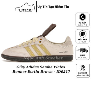 Giày adidas samba ‘wales bonner ecrtin brown’ id0217