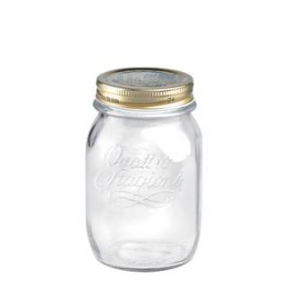 Hũ thủy tinh Bormioli Quattro Invetro nắp vặn 250ml-500ml-700ml, đựng mứt, sâm, đông trùng hạ thảo