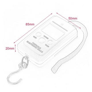 Cân móc điện tử 40Kg x 10g, cân hành lý siêu tiện lợi