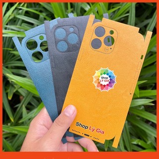 Miếng dán da cho iPhone 14 Pro Max/14 Pro/14 Plus/13 Pro Max/13 Mini/12/11/XR/XS MAX/8/7