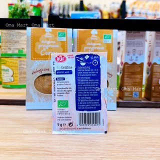 Bột gelatine hữu cơ Ruf 9g