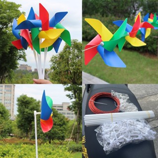 (20 cái) Chong chóng nhựa 4 cánh 4 màu trang trí,chụp ảnh kỷ yếu, trường học mầm non,decor