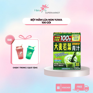 Bột mầm lúa non hữu cơ nguyên chất Yuwa 100g