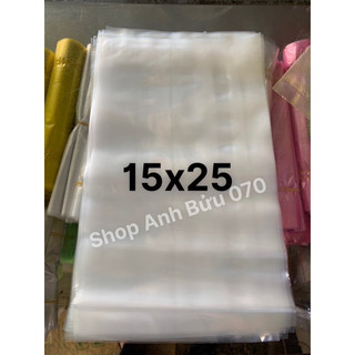1KG TÚI NILON-PE (loại dẻo dày, trong mờ) ĐỦ KÍCH CỠ