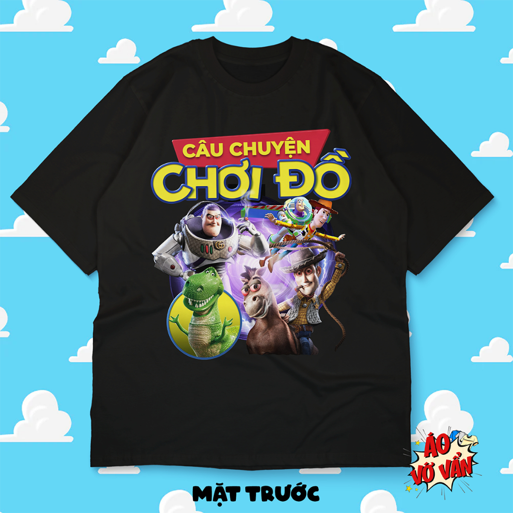 Áo Vớ Vẩn - Áo thun Local Brand Toy Story 5 Câu Chuyện Đồ Chơi Hay Ho Vớ Vẩn - Cotton 100% Oversize 