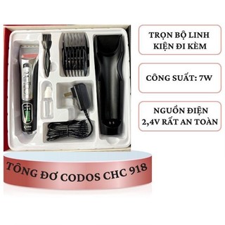 TÔNG ĐƠ CẮT TÓC CODOS CHC 918 CAO CẤP CHUYÊN NGHIỆP HAIR CLIPPER