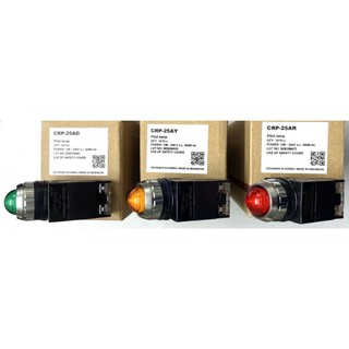 (HANYOUNG) Đèn báo xanh  CRP-25AG, đỏ CRP-25AR, vàng CRP-25AG phi  25mm điện áp 100-240V