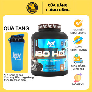 BPI ISO HD 69 lần dùng whey protein sữa tăng cơ giảm mỡ 100% whey isolate