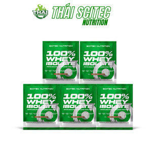 Whey Protein | Combo GIÁ SỐC 5 gói sample Whey Isolate | Chính hãng Scitec Nutrition