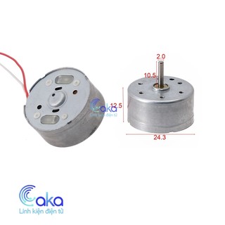 Động cơ đầu đĩa Mô Tơ Mini R300C 5500rpm DC 3V - 6V Động cơ dùng được tấm pin mặt trời