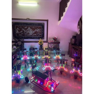 Xe Drift Chế Mắt Mèo tải 150kg, có tiến lùi