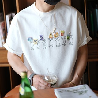 Áo Thun Nam in Hình, Phong Cách Streetwear, Chất liệu 100% Cotton thoáng mát Local Brand Adamtino (265)