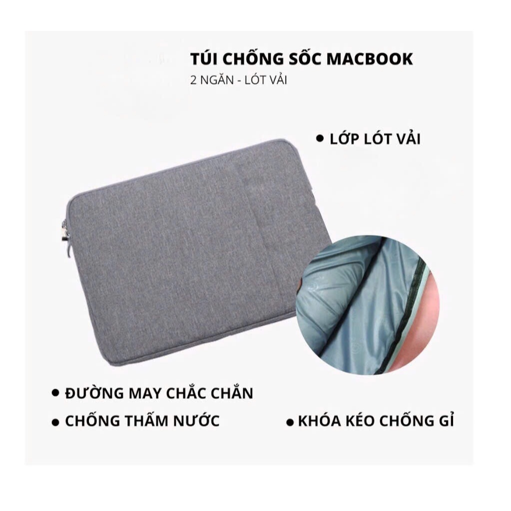 Túi chống sốc laptop có quai xách túi bỏ máy tính  Túi đựng laptop 13 inch, 14 inch,15.6 inch nam nữ