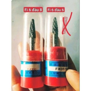 MŨI LÀM NHẴN LỖ ĐỤC cốt 6ly, 6x6 và 6x8