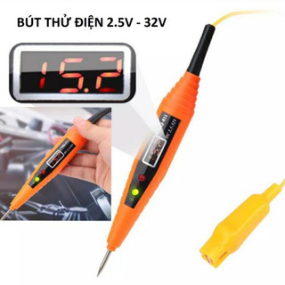 Bút thử điện ô tô thông minh HIỂN THỊ Volt, nguồn 6-32V , màn hình LCD kỹ thuật số