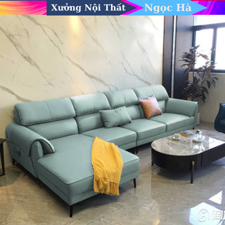 Sofa Góc L CAO CẤP- Sofa da cao cấp  3m2x1m8 < Free Ship Hà Nội >