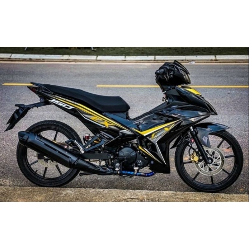 tem rời exciter 150 đen vàng
