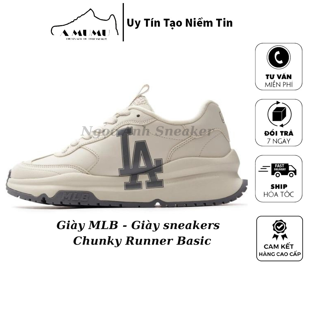 Giày MLB Chunky Runner BASIC LA DODGERS 'GREY