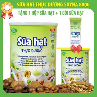 Sữa Hạt Thực Dưỡng SoyNa 800g chính hãng tặng kèm 1 hộp Sữa Hạt 300g và 1 gói Sữa Hạt