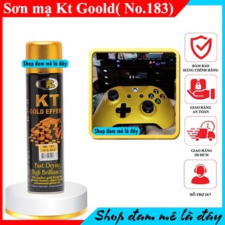 Hỏa tốc- Sơn xịt mạ vàng KT gold effect Bosny