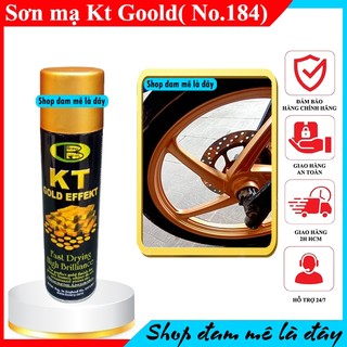 Hỏa tốc- Sơn xịt mạ vàng KT gold effect Bosny