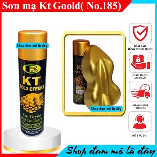 Hỏa tốc- Sơn xịt mạ vàng KT gold effect Bosny