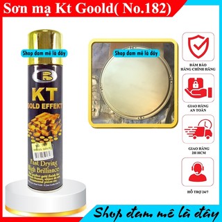 Hỏa tốc- Sơn xịt mạ vàng KT gold effect Bosny