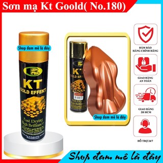 Hỏa tốc- Sơn xịt mạ vàng KT gold effect Bosny