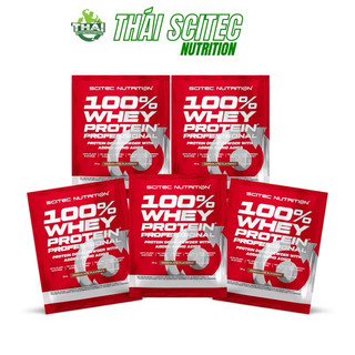 Whey Protein | Combo GIÁ KM 5 gói sample Whey Protein Professional | Chính hãng Scitec Nutrition