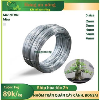 Nhôm uốn cây cảnh, nhôm trắng, chuyên dùng uốn cây bonsai, cây cảnh có nhiều size
