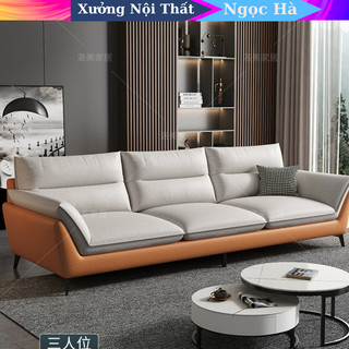 Sofa văng cao cấp - sofa băng 3 chỗ bọc da nhập khẩu