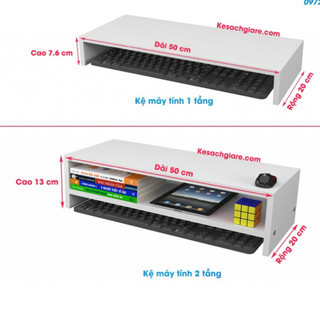 KỆ ĐỂ MÀN HÌNH MÁY TÍNH 2 TẦNG