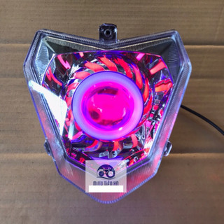 Choá đèn xe máy điện xmen đời mới led bi cầu