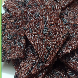 Cơm cháy nếp than chưa chiên Kim Chi [GÓI 1KG size 4x4cm 95 miếng] nở đều, giòn xốp, gạo nếp tươi, đóng gói vệ sinh