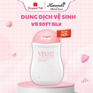 Dung Dịch Vệ Sinh Phụ Nữ VB Soft Silk Chính Hãng – Hana Soft Silk Hanayuki Chính Hãng Giúp Khử Mùi Vùng Kín 150g VS02