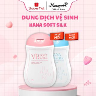 Dung Dịch Vệ Sinh Phụ Nữ Hana Soft Silk Chính Hãng - Hanayuki Chính Hãng Giúp Khử Mùi Vùng Kín 150g