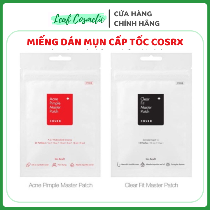 [ Chính Hãng ] Miếng Dán Mụn Cấp Tốc Cosrx Acne Pimple Master Patch