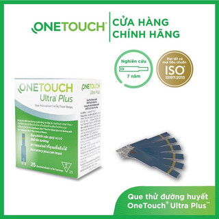 Que Thử Đường Huyết One Touch Ultra Plus Flex Hộp 25 Que