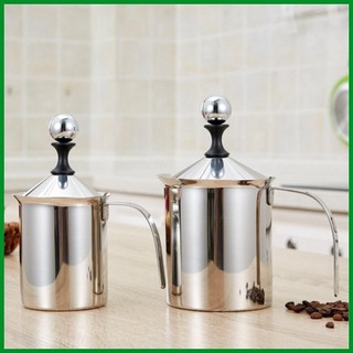 Ca đánh sữa lạnh Inox 400ml, 800ml hàng dầy đẹp