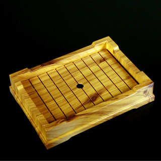Khay Sushi, Sashimi, Cá hồi, Hải sản nhựa giả gỗ chữ nhật trang trí sushi, sashimi