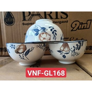 combo 10 chén,5 chén sứ ăn cơm sứ hoa văn  chén sứ hoa văn GL247