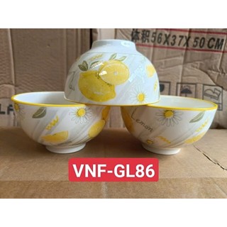 combo 10 chén,5 chén sứ ăn cơm sứ hoa văn  chén sứ hoa văn GL247